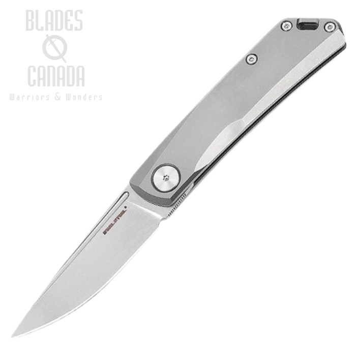 Real Steel Luna Titan Slipjoint Folding Knife, N690, Titanium, 7001